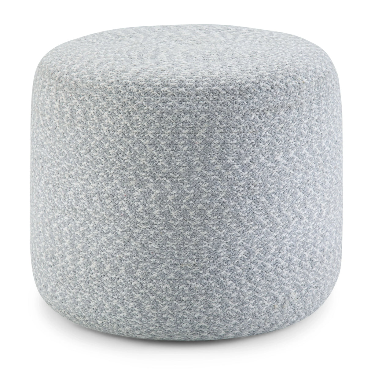 Bayley - Versatile Round Braided Pouf - Furniture Home Direct