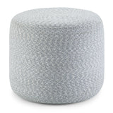 Bayley - Versatile Round Braided Pouf - Furniture Home Direct