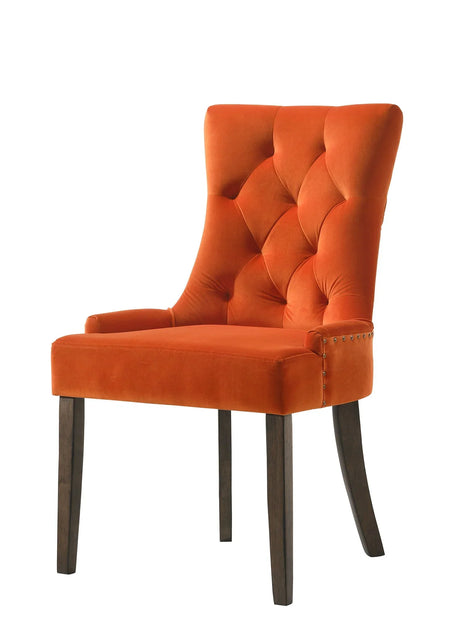 Farren - Velvet Side Chair (Set of 2) - Furniture Home Direct