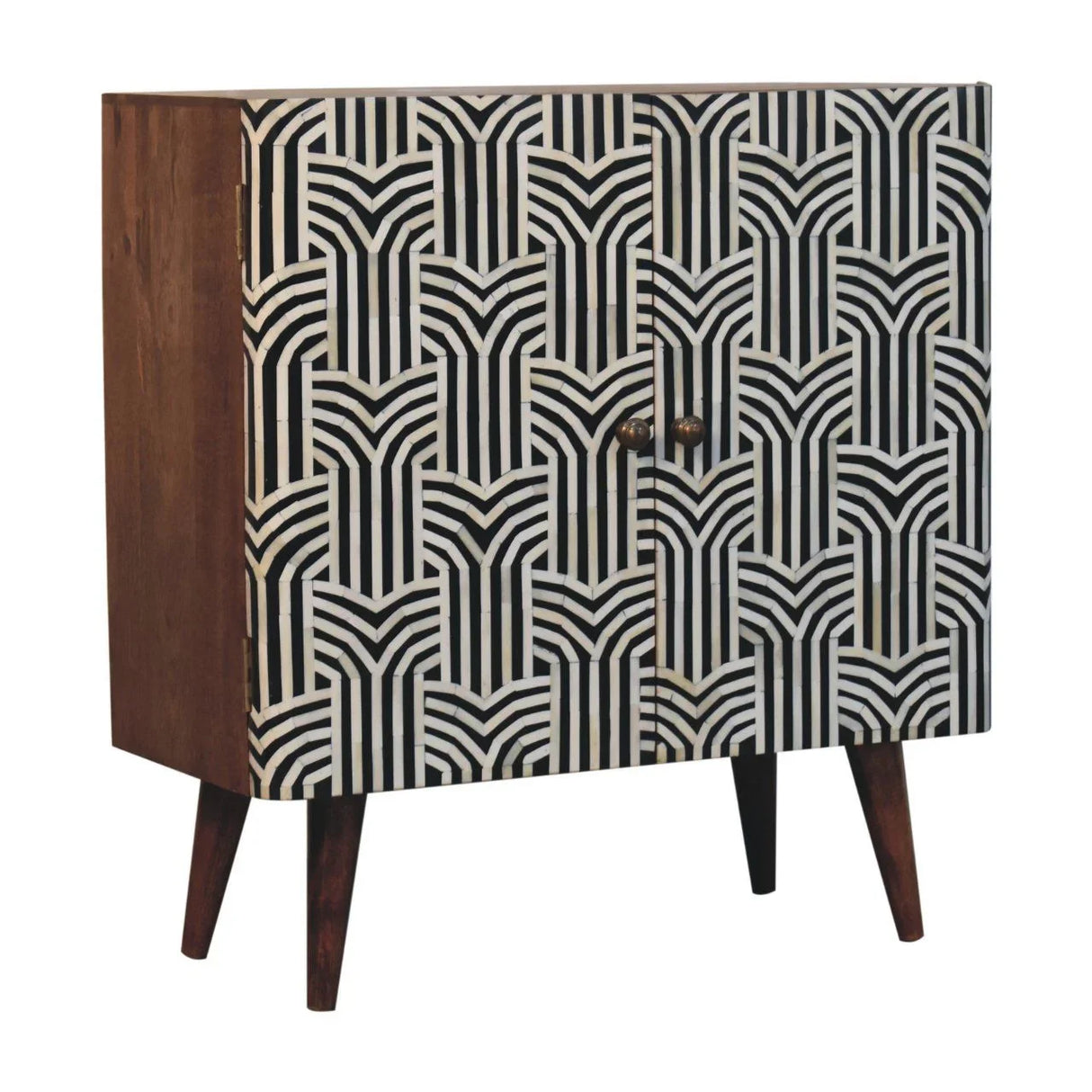 Edessa Bone Inlay Cabinet - Furniture Home Direct