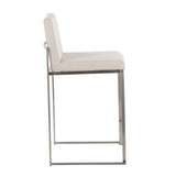 Fuji - Contemporary High Back Counter Stool, Functional Design - Furniture Home Direct