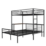 Bunk Bed With Desk, Ladder And Quality Slats For Bedroom - Furniture Home Direct