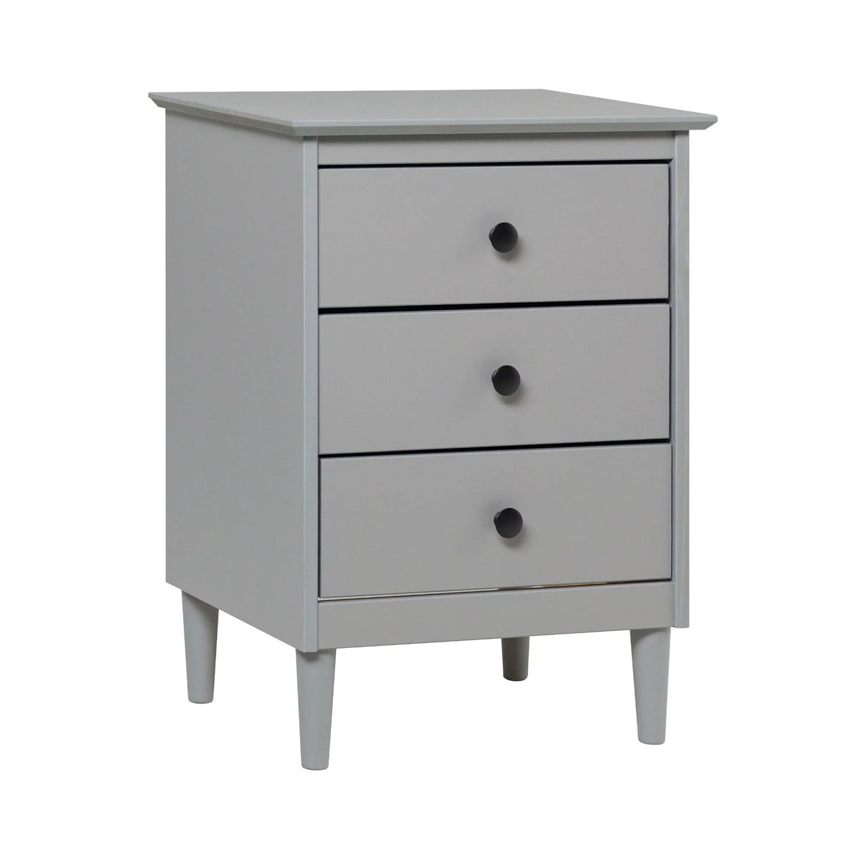 Classic 3 Drawer Solid Wood Nightstand - Furniture Home Direct