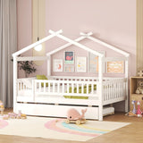 Creativity House Bed With Twin Size Trundle - Furniture Home Direct