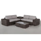 Modern Patio Rattan Sectional Set With Cushions - Furniture Home Direct