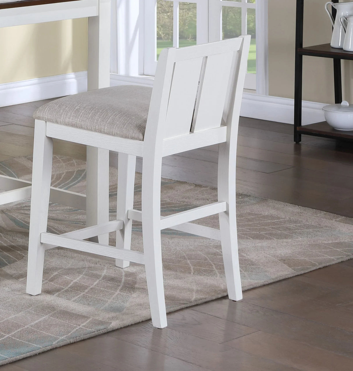 Graham - 20" Upholstered Seat Counter Height Chair (Set of 2) - Furniture Home Direct