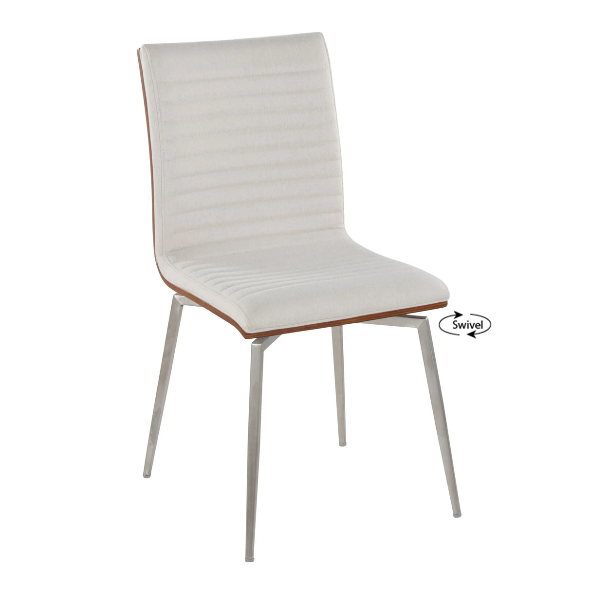 Mason - Contemporary Dining Chair (Set of 2) With Swivel - Furniture Home Direct