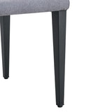 Dining Set Modern With Marble Top Table For Six Gray - Furniture Home Direct