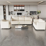 3 Piece Modular Living Room Set with Different Configurations, Off White - Furniture Home Direct