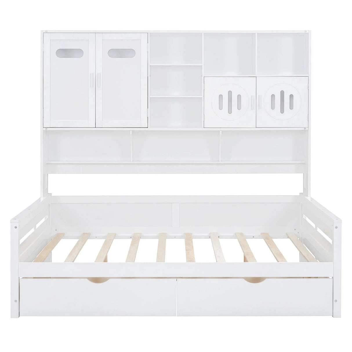Daybed With All-In-One Cabinet And Shelf - Furniture Home Direct