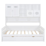 Daybed With All-In-One Cabinet And Shelf - Furniture Home Direct