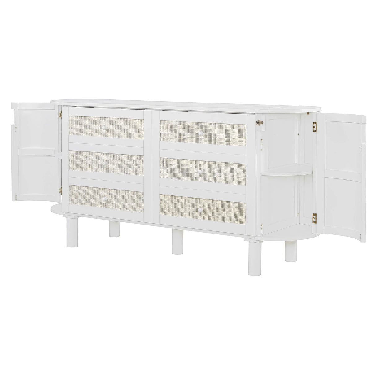 Murphy Bed With Hidden Storage & Modern Woven Design - Furniture Home Direct