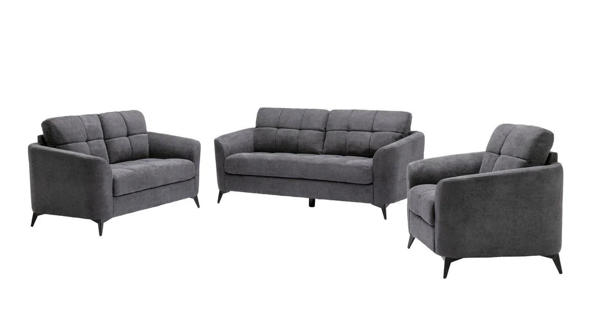 Callie - Woven Fabric Living Room Set - Furniture Home Direct