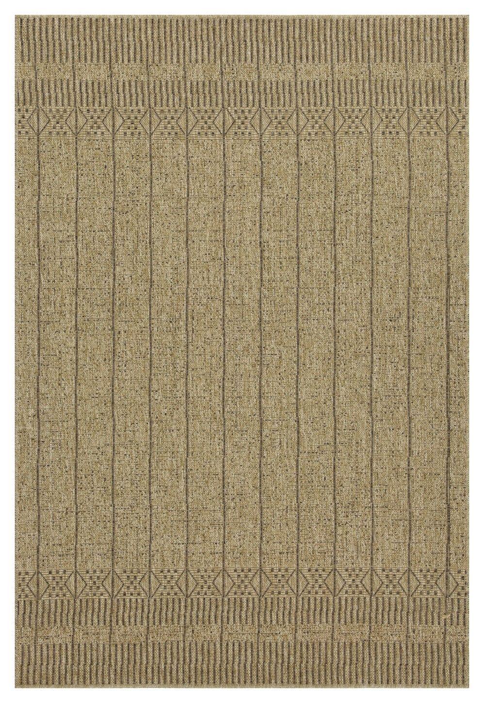 Earth - Indoor / Outdoor, Area Rug - Jute / Black - Furniture Home Direct