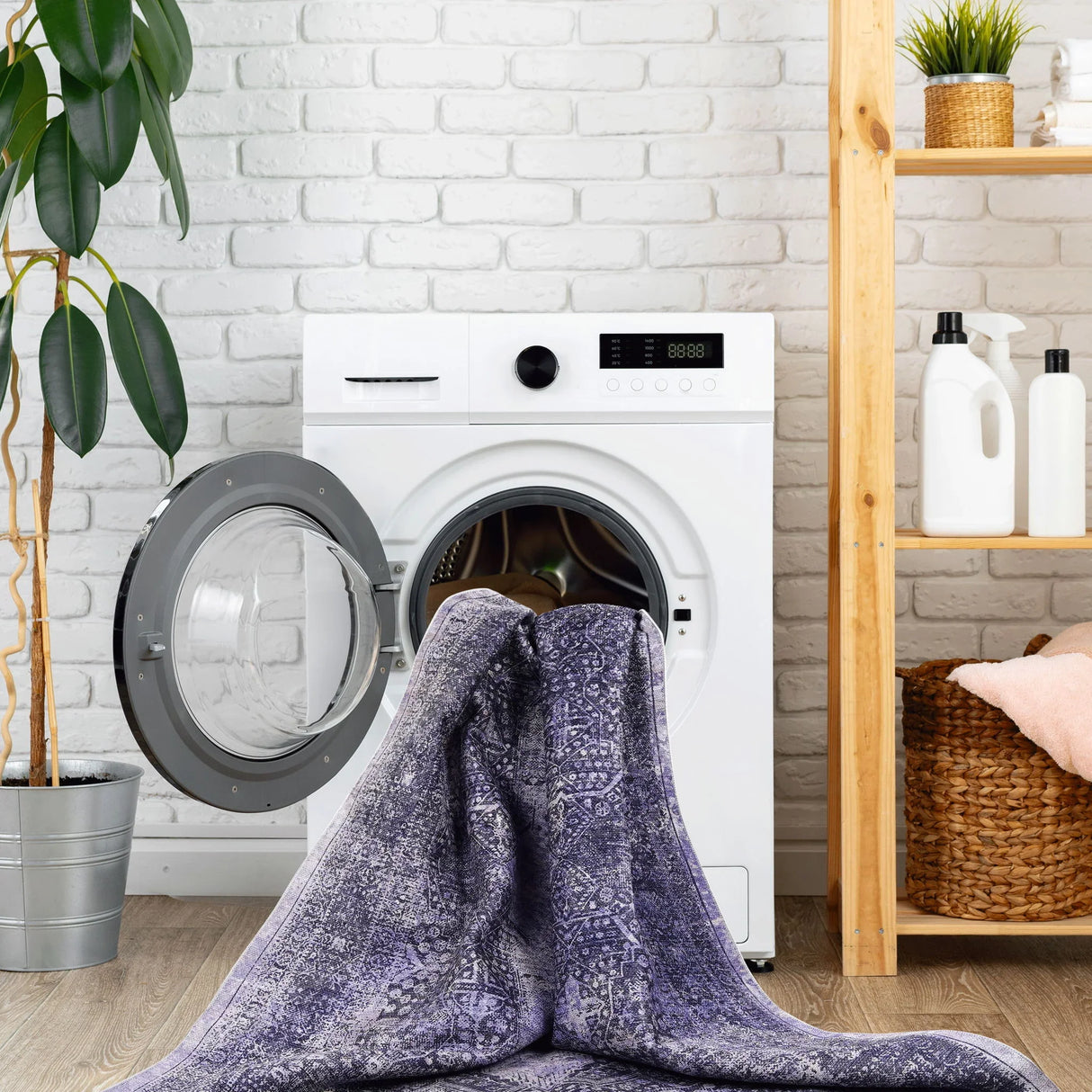 Maval - Washable Area Rug - Furniture Home Direct