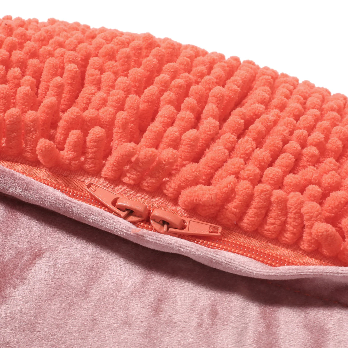 Sunny - Square Pouf, Versatile Ottoman Or Floor Cushion - Coral - Furniture Home Direct