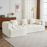 Sectional Free Combined Sofa With 2 Side Pockets - Furniture Home Direct