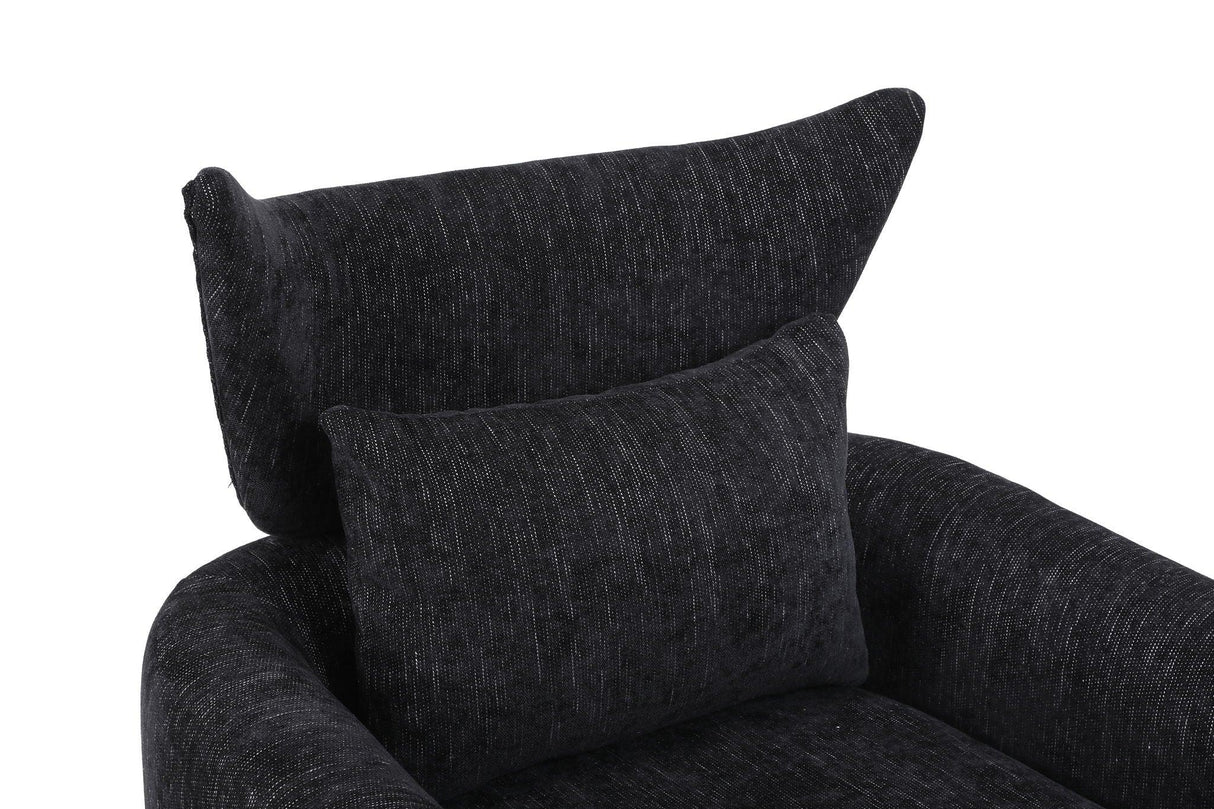 Classic Mid-Century 360 Degree Swivel Accent Chair - Furniture Home Direct