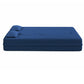 Modern Floor Sofa, With 2 Pillows, Convertible Teddy Fabric Foam Filled Bed - Furniture Home Direct