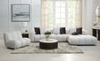 Manilla - Sectional Sofa With Chair - Ivory White - Furniture Home Direct