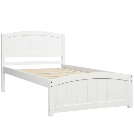 Platform Bed & Headboard, Footboard And Wood Slat Support - Furniture Home Direct