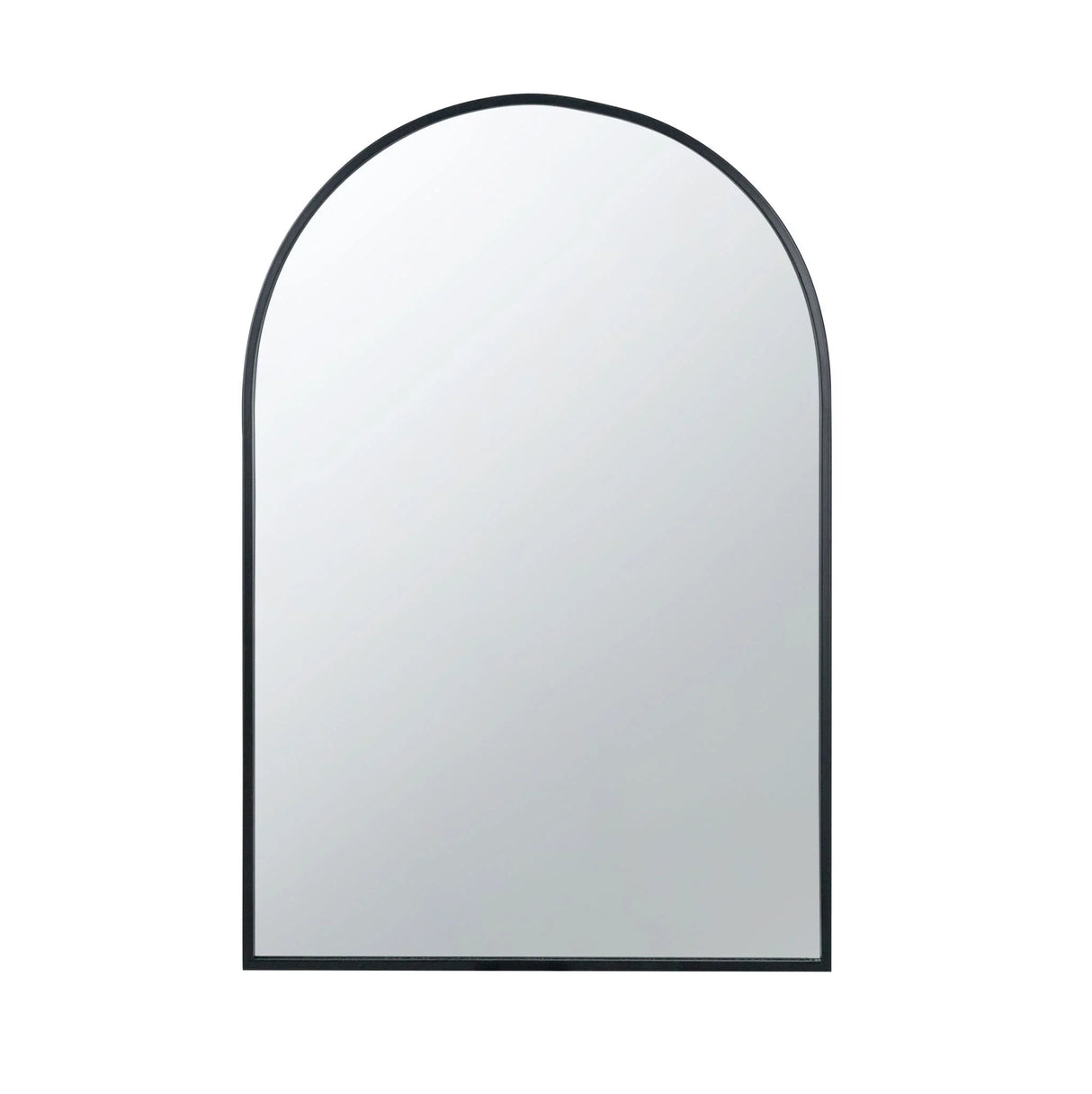 Arched Mirror With Metal Frame, Wall Mirror For Living Room Bedroom Entryway - Furniture Home Direct