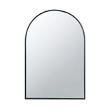 Arched Mirror With Metal Frame, Wall Mirror For Living Room Bedroom Entryway - Furniture Home Direct