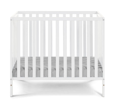 Palmer - 3-in-1 Convertible Mini Crib Baby With Mattress Pad - Furniture Home Direct