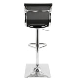 Mirage - Contemporary Adjustable Barstool With Swivel - Furniture Home Direct