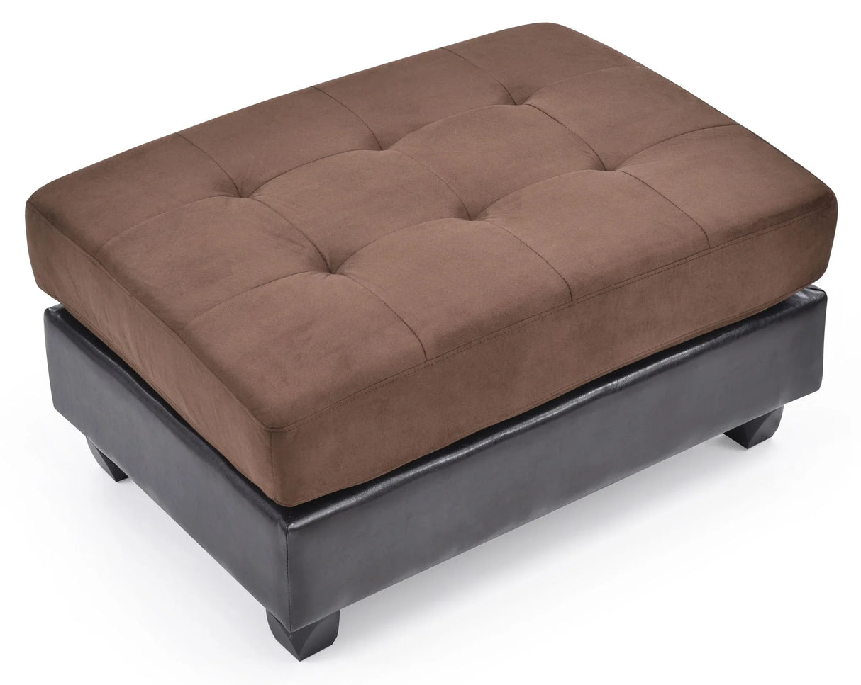 Chic Contemporary Ottoman - Furniture Home Direct