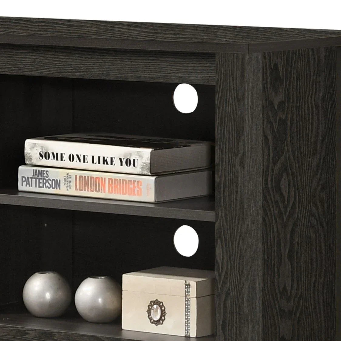 Benito - TV Stand With Open Shelves And Cable Management - Furniture Home Direct