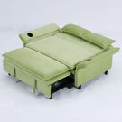Modern Fabric Multi-Functional Sofa Bed With Adjustable Armrests And Backrests - Furniture Home Direct