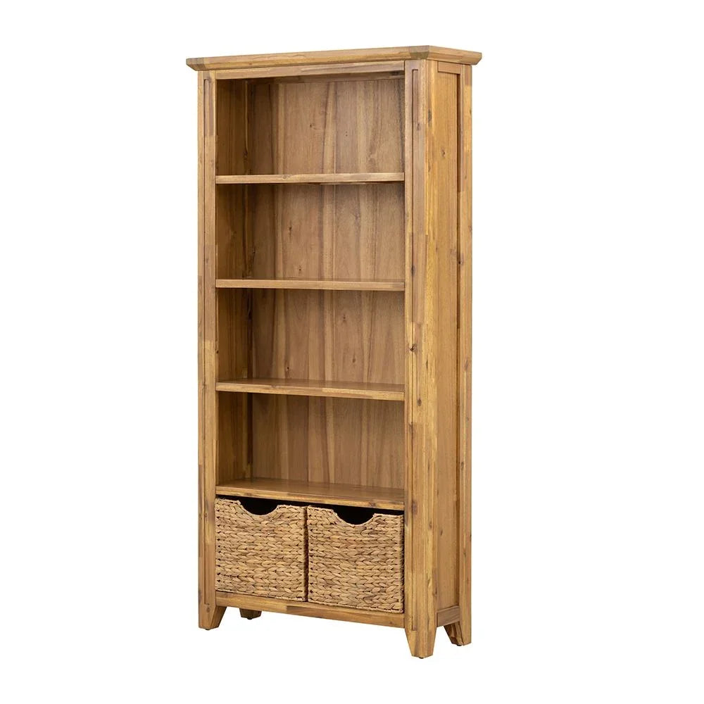 Bookcase - Natural Wood / Brown - Furniture Home Direct