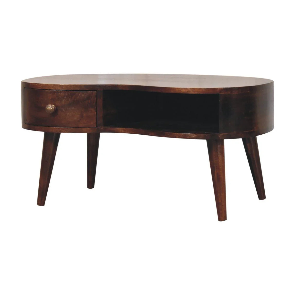 Wave Coffee Table With 1 Drawer - Furniture Home Direct