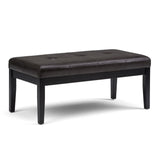 Lacey - Upholstered Tufted Ottoman Bench - Furniture Home Direct