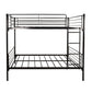 Space Saving Bunk Bed With Metal Frame And Ladder - Furniture Home Direct