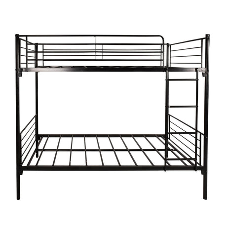 Space Saving Bunk Bed With Metal Frame And Ladder - Furniture Home Direct