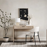 Transitional Reeded Writing Desk With Drawer - Furniture Home Direct