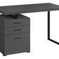 Computer Desk For Home Office, Left, Right Set - Up, Ample Storage Drawers - Furniture Home Direct