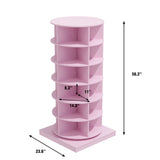 360 Rotating Shoe Cabinet 6 Layers - Furniture Home Direct