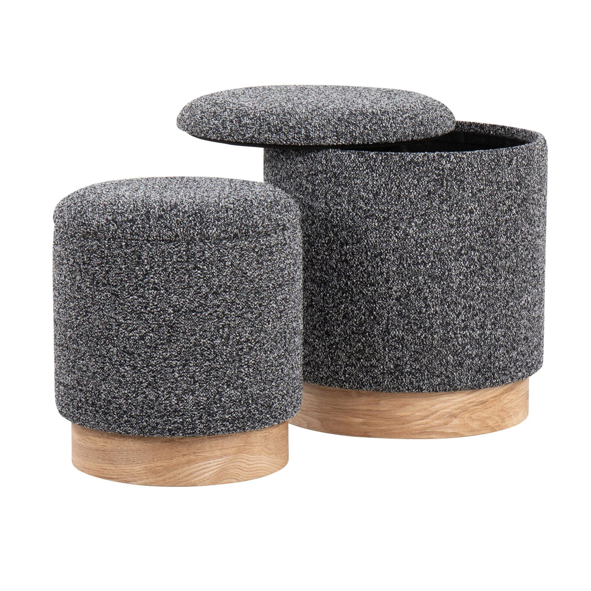 Marla - Contemporary, Nesting Ottoman Set - Furniture Home Direct