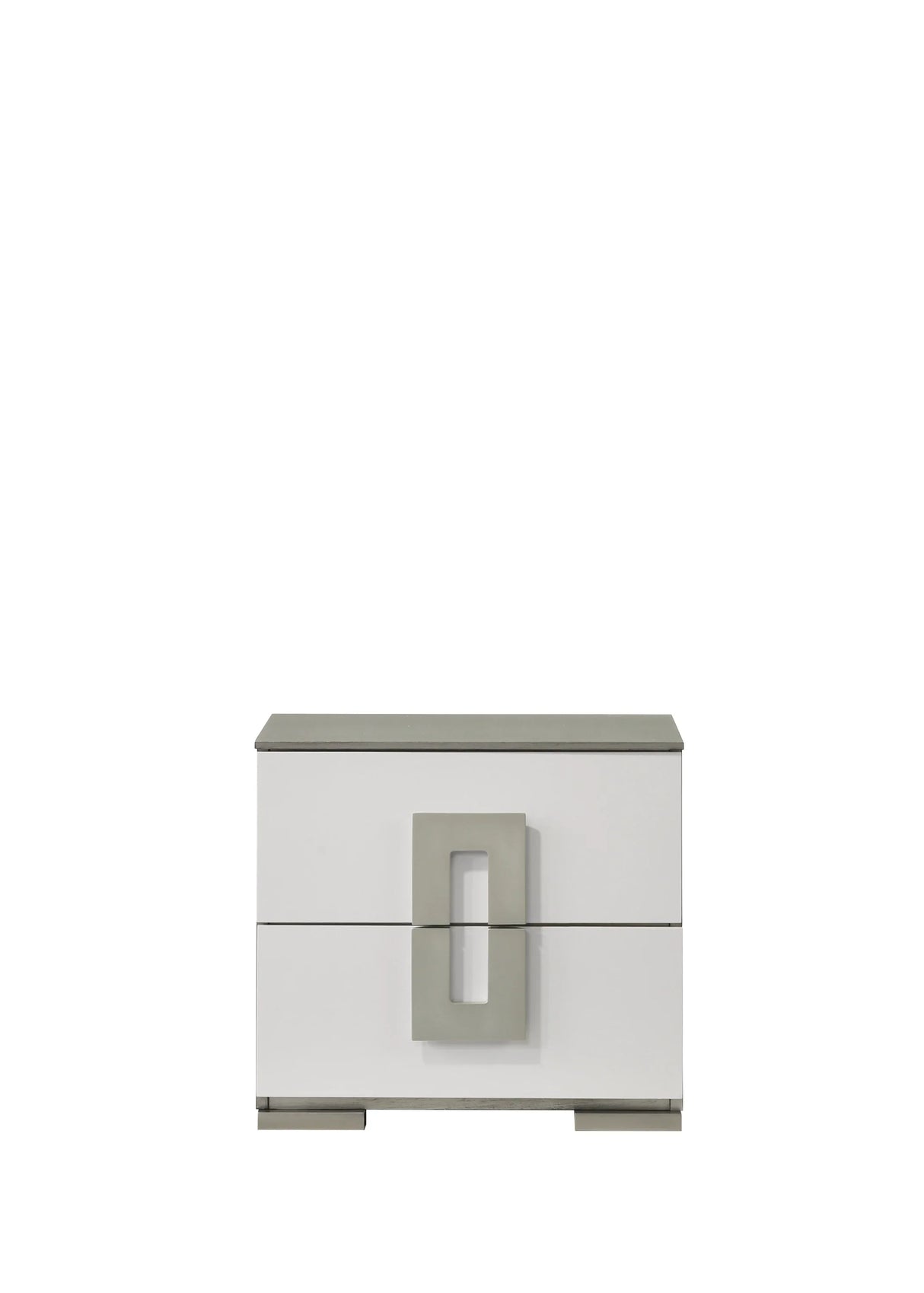 Bedroom Set Contemporary Full Bed Dresser Nightstand White - Furniture Home Direct
