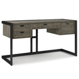 Hampden - Desk - Weathered Gray - Furniture Home Direct