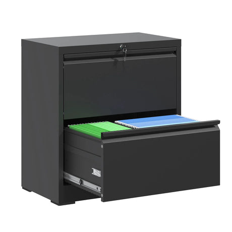 Premium Drawer Metal Lateral File Cabinet With Lock - Furniture Home Direct