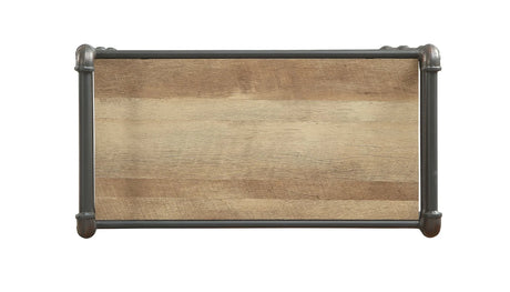 Itzel - Bookshelf - Antique Oak / Sandy Gray - Furniture Home Direct