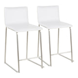 Mara - Contemporary Counter Stool (Set of 2) - Furniture Home Direct