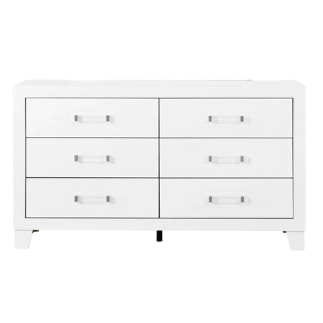Omoda - 5 Pieces Bedroom Set With LED - Furniture Home Direct
