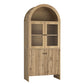 Modern Tech Inspired Dome Cabinet With LED Lighting - Furniture Home Direct