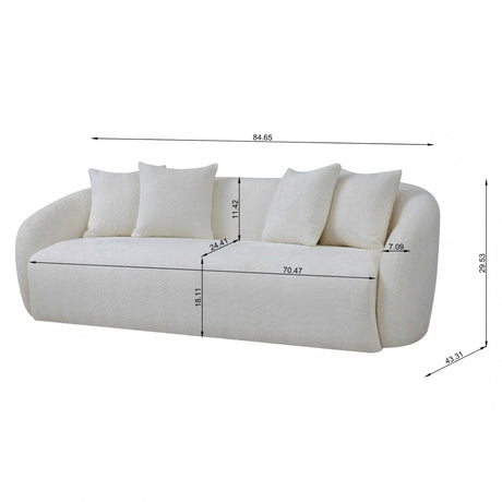 Linden - Sofa - Ivory - Furniture Home Direct