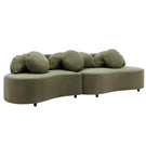 Modern Living Room Sofa Lamb Velvet Upholstered For Home - Furniture Home Direct